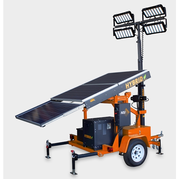 Sunray LTS-300H Solar/Diesel Hybrid Light Tower