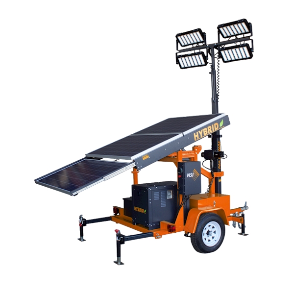 Hybrid Solar Light Towers