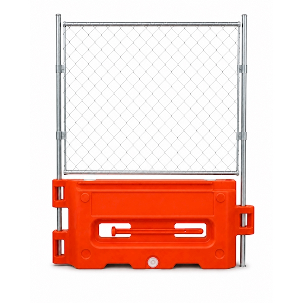 32 x 72 Hydrocade Barricade w/ Fence - Orange