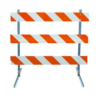 Type III Plastic Barricades 96" Wide