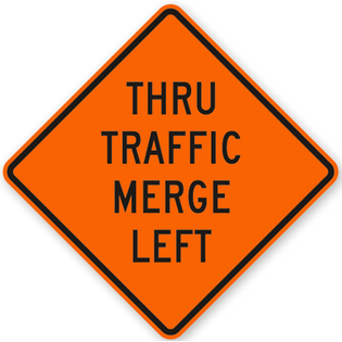 Thru Traffic Merge Left