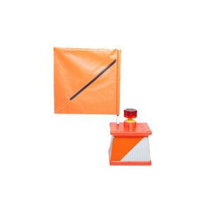 12" x 12" x 12 plastic airport barricade