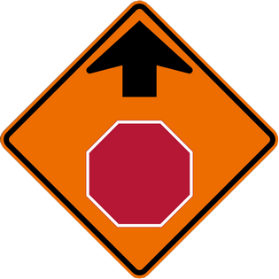 STOP AHEAD SYMBOL