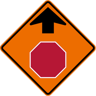 STOP AHEAD SYMBOL