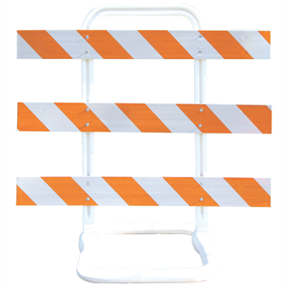 Type III Sentinel Barricade All Plastic 6ft (72") Type III Sentinel Barricade All Plastic 6ft (72")