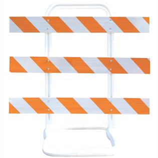 Type III Sentinel Barricade All Plastic 6ft (72")