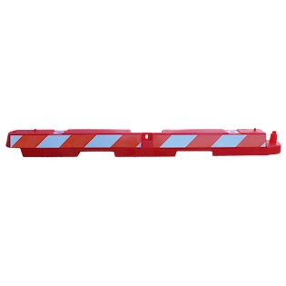 Plastic Water Fillable Low Profile Airport Barrica