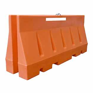 32 x 72 Outdoor Restaurant Barrier Water Fillable w/ Sticker 32 X 72 Restaurant Barrier