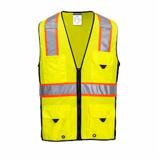 Ultra Cool Surveyor Safety Vest Yellow/Black