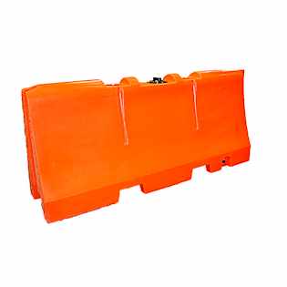 32" x 72" Water Filled Safety Barrier 32 x 72 Traffic Barrier - Orange