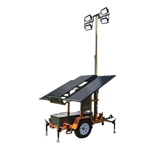 Sunray LTS-160N Solar Light Tower 750W Solar Array