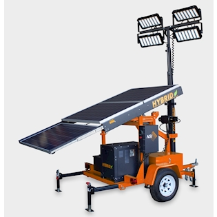 Sunray LTS-300H Solar/Diesel Hybrid Light Tower