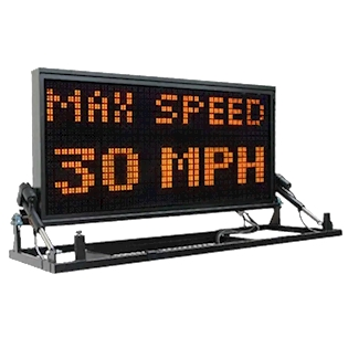 Traffic Message Board for Vehicles 42" x 75" w/ Mo